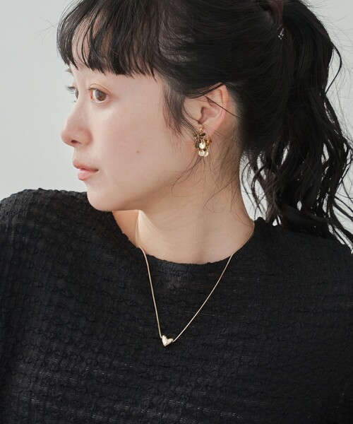 coen（コーエン）の「プチハートモチーフスネークチェーンネックレス（ネックレス・レディース・ゴールド/シルバー・FREE）」の4枚目の写真