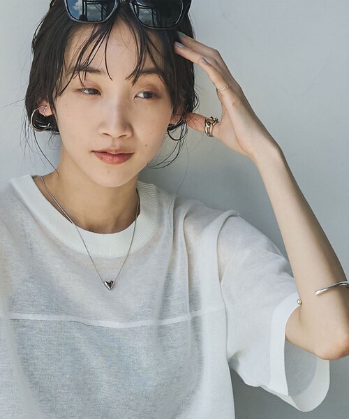 coen（コーエン）の「プチハートモチーフスネークチェーンネックレス（ネックレス・レディース・ゴールド/シルバー・FREE）」の7枚目の写真