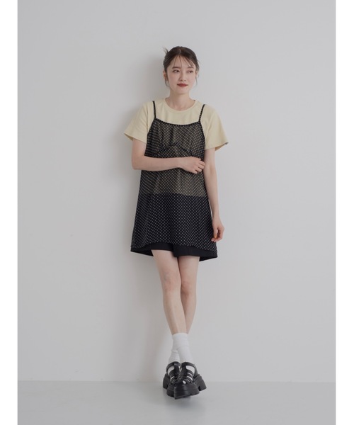 JUMELLE（ジュメロ）の「camidot sheer op（ワンピース・レディース・アイボリー/ブラック・FREE）」の17枚目の写真