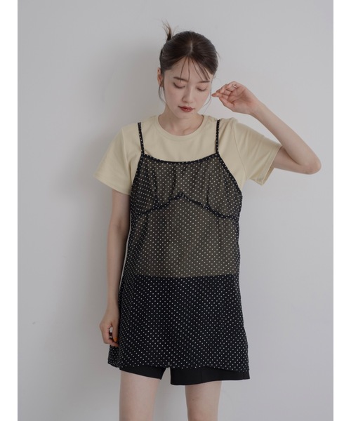 JUMELLE（ジュメロ）の「camidot sheer op（ワンピース・レディース・アイボリー/ブラック・FREE）」の22枚目の写真