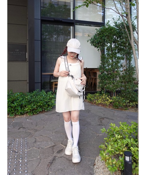 JUMELLE（ジュメロ）の「camidot sheer op（ワンピース・レディース・アイボリー/ブラック・FREE）」の4枚目の写真