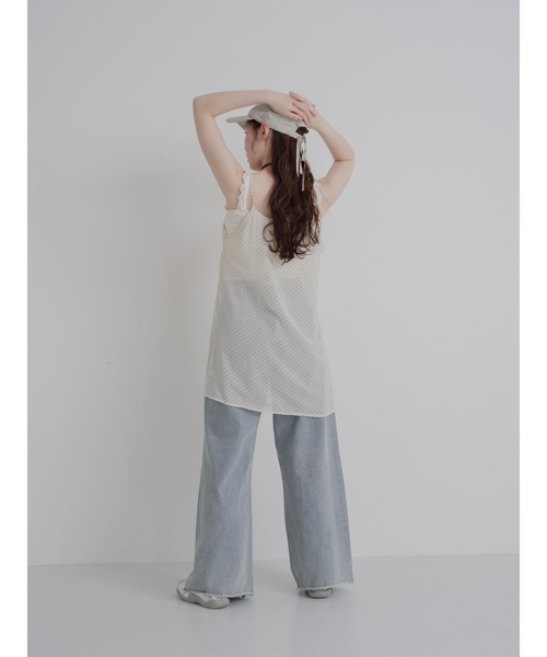 JUMELLE（ジュメロ）の「camidot sheer op（ワンピース・レディース・アイボリー/ブラック・FREE）」の11枚目の写真