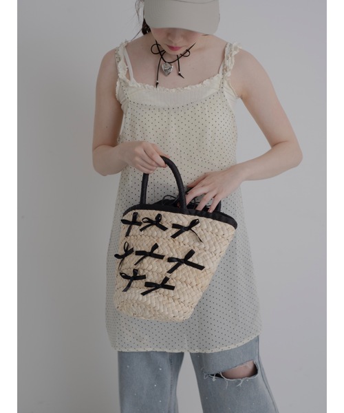 JUMELLE（ジュメロ）の「camidot sheer op（ワンピース・レディース・アイボリー/ブラック・FREE）」の13枚目の写真