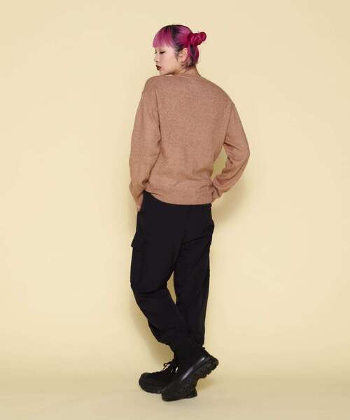 ord(オルド)の「ord/オルド/ショートモヘアクルーネックニット(ニット/セーター・レディース・ブラウン/ベージュ/グレー・L/M)」の9枚目の写真