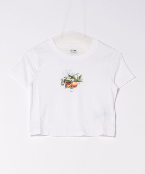Tシャツ・カットソー W PIQUE PUFF SLEEVE TEE WILDSIDE】【UNISEX】ベアモチーフTシャツ（Tシャツ/カットソー