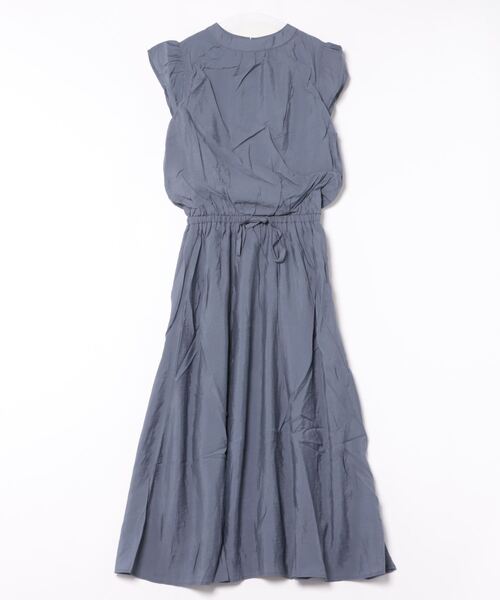 SOFFITTO（ソフィット）の「プチハイネック袖フリルワンピース(取り扱い店舗限定)（ワンピース・レディース・ブルー/ピンク/ベージュ/ネイビー・FREE）」の3枚目の写真