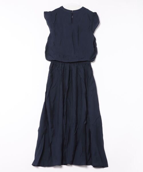 SOFFITTO（ソフィット）の「プチハイネック袖フリルワンピース(取り扱い店舗限定)（ワンピース・レディース・ブルー/ピンク/ベージュ/ネイビー・FREE）」の5枚目の写真