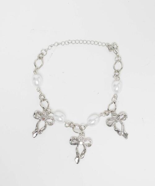 WEGO(ウィゴー)の「WEGO/チェーンパールモチーフブレス(ブレスレット・レディース・その他3/その他2/その他1・FREE)」の7枚目の写真