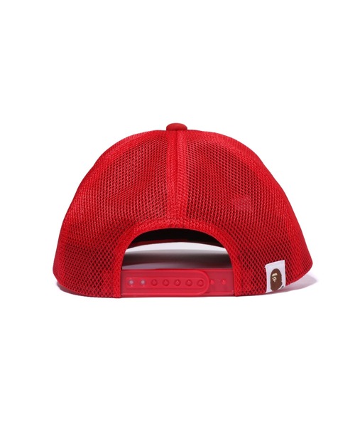 A BATHING APE キャップ 赤/黒 A BATHING APE® × MLB × NEW ERA® | bape.com
