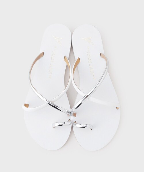 GALLEST（ギャレスト）の「◆【NICOLAS LAINAS】レザーフラットサンダル（サンダル・レディース・ゴールド/シルバー・35/45）」の7枚目の写真