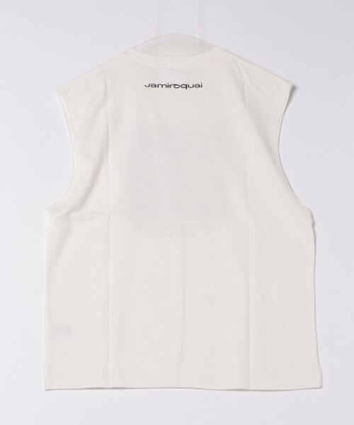 Right-on（ライトオン）の「ノースリーブ Tシャツ（Tシャツ/カットソー・メンズ・ブラック/オフホワイト・L/XL/M）」の4枚目の写真