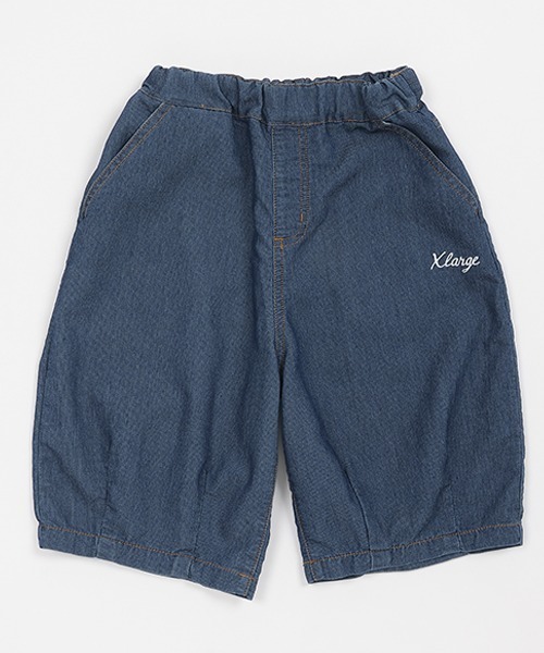 XLARGE KIDS（エクストララージキッズ）の「さわやかデニムショーツ（デニムパンツ・キッズ・ライトブルー/ブルー・90cm/100cm/110cm/120cm/130cm/140cm）」の2枚目の写真