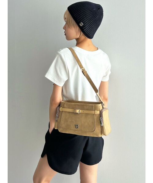 EMODA（エモダ）の「ベルトショルダーバッグ（ショルダーバッグ・レディース・ブラック/ベージュ/ブルー・FREE）」の10枚目の写真