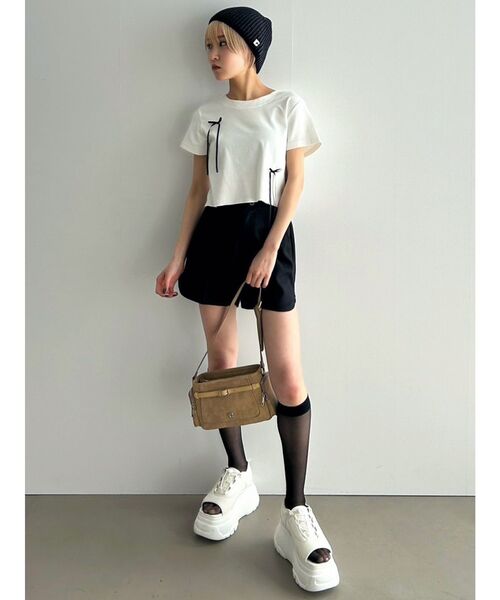 EMODA（エモダ）の「ベルトショルダーバッグ（ショルダーバッグ・レディース・ブラック/ベージュ/ブルー・FREE）」の11枚目の写真