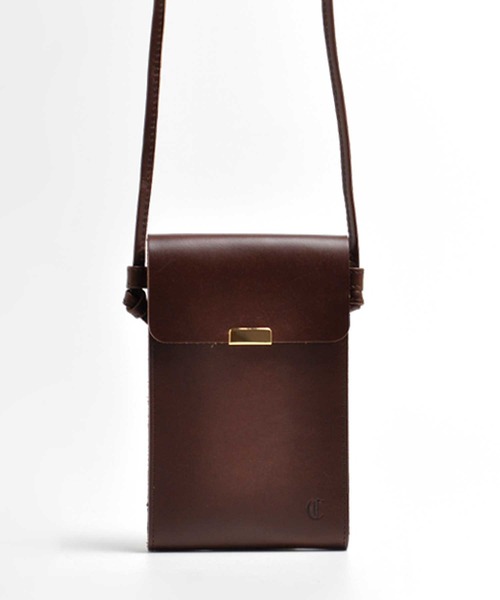 CLEDRAN(クレドラン)の「【本革 多機能】CL3718 QUER MULTI SHOULDER スマホショルダー(ショルダーバッグ・レディース・ブラック/キャメル/ブラウン・FREE)」の3枚目の写真