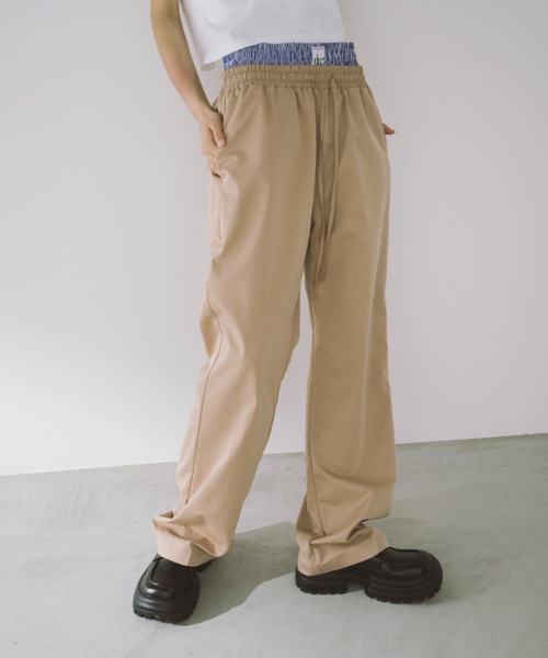 セール】レイヤードパンツセット / セパレート可能（スラックス