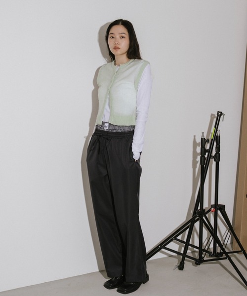 duei（デュイ）の「レイヤードパンツセット / セパレート可能（スラックス・レディース・ネイビー/ベージュ/ブラック/ネイビー系・FREE）」の14枚目の写真