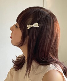 poiregnee（ポワニェ）の「［select］メタルリボンヘアクリップ（ヘアピン・レディース）」