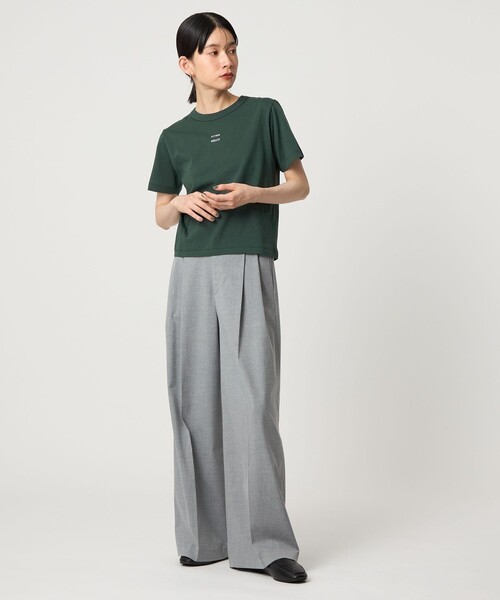 CITEN（シテン）の「＜CITEN＞ボクシー フィット Tシャツ（Tシャツ/カットソー・レディース・ライトブルー/ホワイト/ブラック/イエロー/オレンジ/ネイビー/ライトピンク/ダークブラウン/ダークグリーン・FREE）」の19枚目の写真