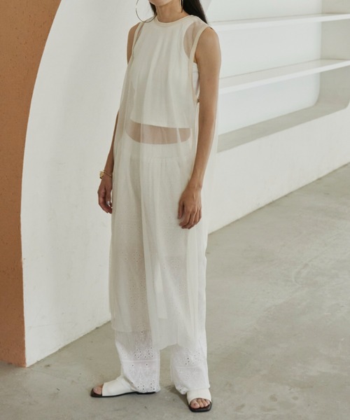 Libra Cue（リブラ キュー）の「コットンレースパンツ（その他パンツ・レディース・ホワイト・FREE）」の9枚目の写真