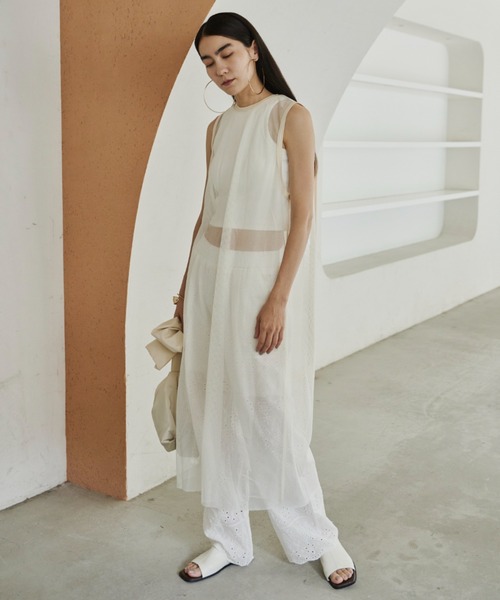 Libra Cue（リブラ キュー）の「コットンレースパンツ（その他パンツ・レディース・ホワイト・FREE）」の8枚目の写真