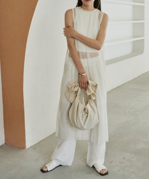 Libra Cue（リブラ キュー）の「コットンレースパンツ（その他パンツ・レディース・ホワイト・FREE）」の10枚目の写真