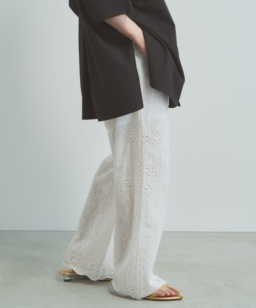 Libra Cue（リブラ キュー）の「コットンレースパンツ（その他パンツ・レディース・ホワイト・FREE）」の6枚目の写真