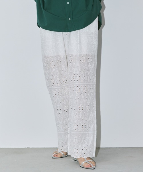 Libra Cue（リブラ キュー）の「コットンレースパンツ（その他パンツ・レディース・ホワイト・FREE）」の21枚目の写真
