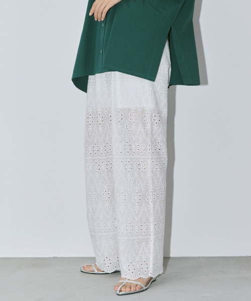 Libra Cue（リブラ キュー）の「コットンレースパンツ（その他パンツ・レディース・ホワイト・FREE）」の20枚目の写真