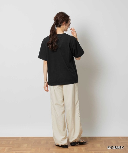 Right-on(ライトオン)の「DISNEY(ディズニー)カラーフロッキーTシャツ(Tシャツ/カットソー・レディース・ダークグレー・M/L/XL)」の4枚目の写真