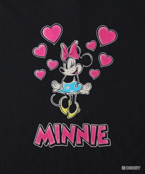 Right-on(ライトオン)の「DISNEY(ディズニー)カラーフロッキーTシャツ(Tシャツ/カットソー・レディース・ダークグレー・M/L/XL)」の6枚目の写真