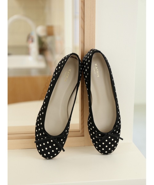 Katrin TOKYO（カトリーントーキョー）の「flat ballet shoes（バレエシューズ・レディース・ブラック系その他/ブルー・L/XS/S/M）」の2枚目の写真