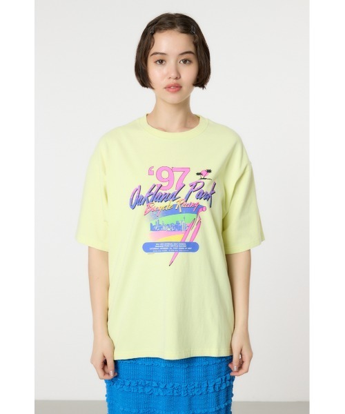 RODEO CROWNS WIDE BOWL（ロデオクラウンズワイドボウル）の「G/O 97’Oakland Park Tシャツ（Tシャツ/カットソー・レディース・ブラック/オフホワイト/イエロー・FREE）」の21枚目の写真