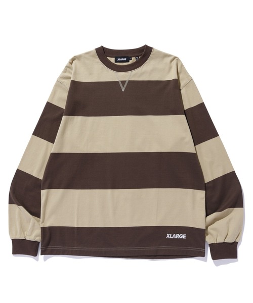 【セール】HEAVYWEIGHT STRIPED L/S TEE（Tシャツ/カットソー）｜XLARGE（エクストララージ）