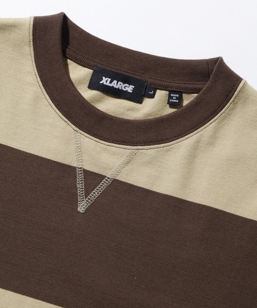 XLARGE（エクストララージ）の「HEAVYWEIGHT STRIPED L/S TEE（Tシャツ 