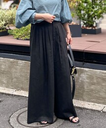 NOLLEY’S | ◇【WEB限定サイズあり】ウォッシャブルセルロース5タックワイドパンツ(その他パンツ)