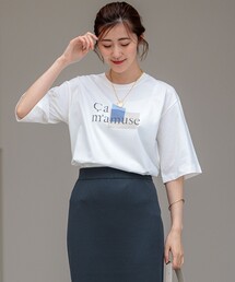 【洗える】Ca mamuse ロゴ TEE