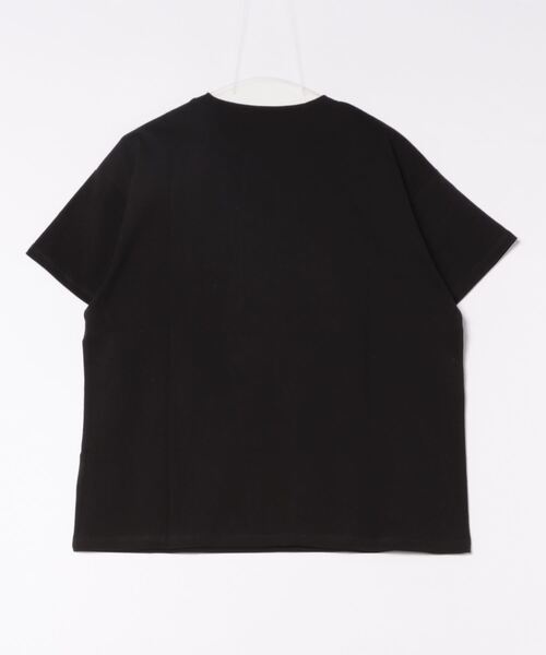 MAISON BREEZE（メゾンブリーズ）の「【MAISON BREEZE】綿天竺オーバーサイズ 箔プリントT 223-561-0088-2 DTK（Tシャツ/カットソー・レディース・ホワイト系その他2/ブラック系その他2/ブラック/ホワイト・FREE）」の13枚目の写真