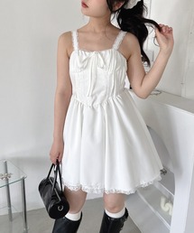 Loueme（ルエム）の「レースピンタックフレアワンピース（ワンピース）」