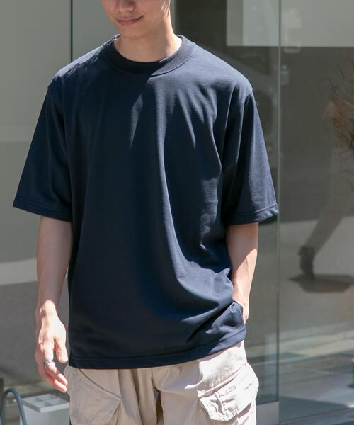 FORK&SPOON(フォークアンドスプーン)の「FORK&SPOON CAVE TECジャージーTシャツ(Tシャツ/カットソー・メンズ・チャコールグレー/モカ/ホワイト系その他・4/5)」の5枚目の写真