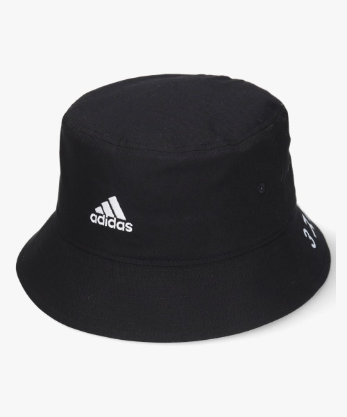 adidas(アディダス)の「adidas JP3 RE-TC TWILL BUCKET HAT / アディダス(ハット・レディース・ブラック・FREE)」の1枚目の写真