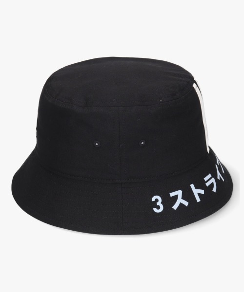 adidas(アディダス)の「adidas JP3 RE-TC TWILL BUCKET HAT / アディダス(ハット・レディース・ブラック・FREE)」の4枚目の写真