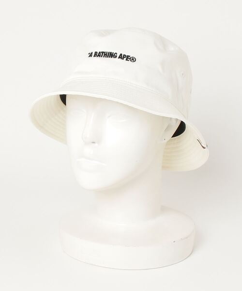 A BATHING APE（アベイシングエイプ）の「LOGO BUCKET HAT（ハット