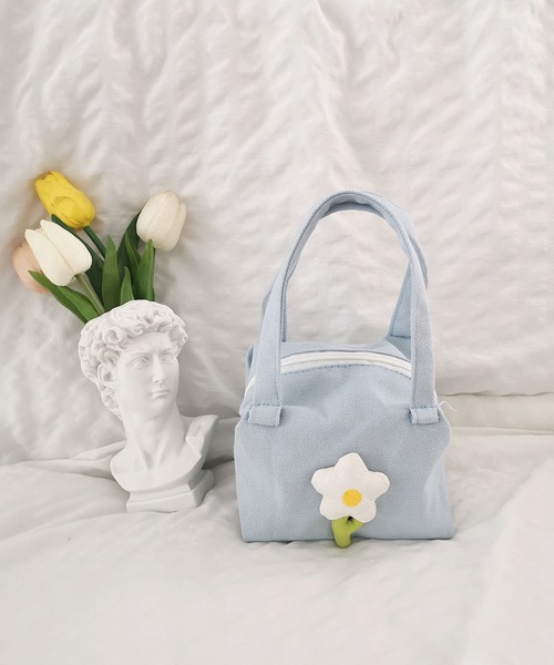 Mignonjour（ミニョンジュール）の「Mignonjour/デザインミニバッグ　M2480（ハンドバッグ・レディース・イエロー/ブルー/その他1/アイボリー・FREE）」の3枚目の写真