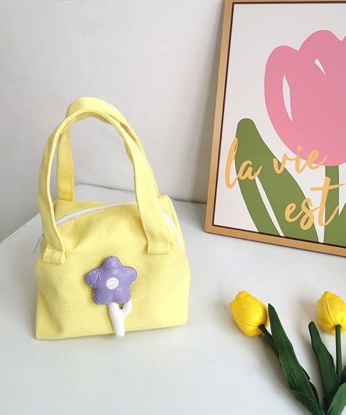 Mignonjour（ミニョンジュール）の「Mignonjour/デザインミニバッグ　M2480（ハンドバッグ・レディース・イエロー/ブルー/その他1/アイボリー・FREE）」の5枚目の写真