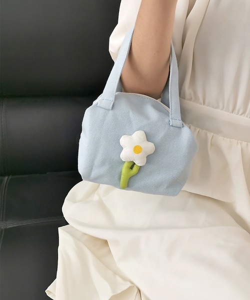 Mignonjour（ミニョンジュール）の「Mignonjour/デザインミニバッグ　M2480（ハンドバッグ・レディース・イエロー/ブルー/その他1/アイボリー・FREE）」の9枚目の写真