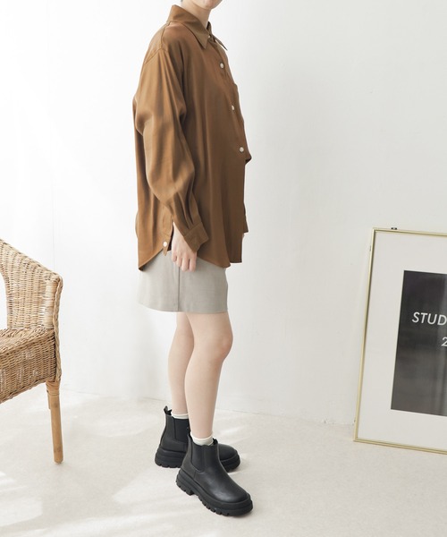 SESTO（セスト）の「サイドゴアショートチェルシーブーツ（ブーツ・レディース・ブラック・S/M/L/LL/3L）」の14枚目の写真