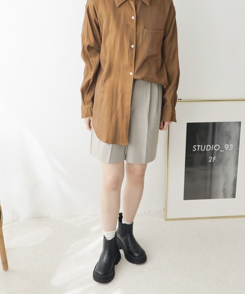 SESTO（セスト）の「サイドゴアショートチェルシーブーツ（ブーツ・レディース・ブラック・S/M/L/LL/3L）」の15枚目の写真