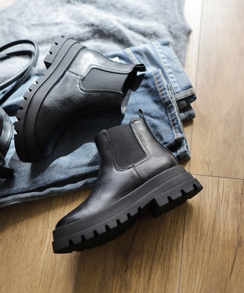 SESTO（セスト）の「サイドゴアショートチェルシーブーツ（ブーツ・レディース・ブラック・S/M/L/LL/3L）」の18枚目の写真