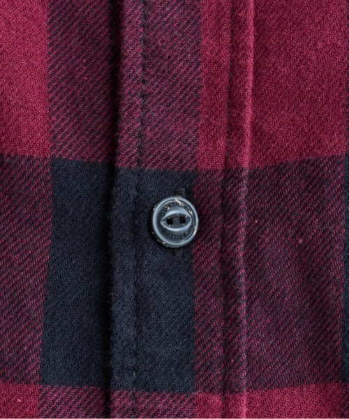 Quiksilver（クイックシルバー）の「BUFFALO CLASSIC FLAN/クイックシルバーチェックネルシャツ（シャツ/ブラウス・メンズ・グレー/バーガンディー・MEDIUM/LARGE/X-LARGE/SMALL）」の8枚目の写真